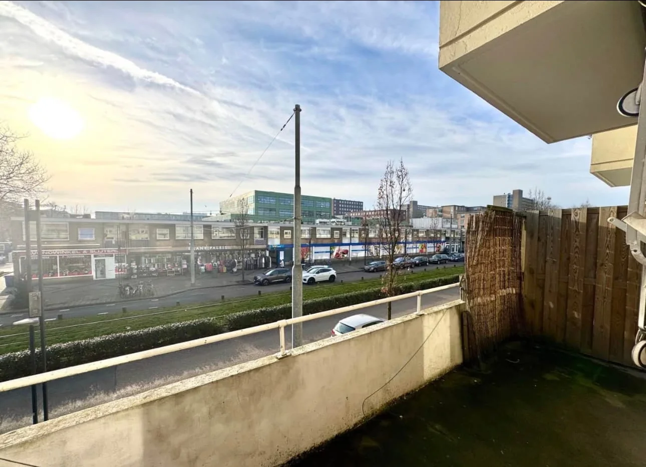 geblurde versie van de foto als achtergrond