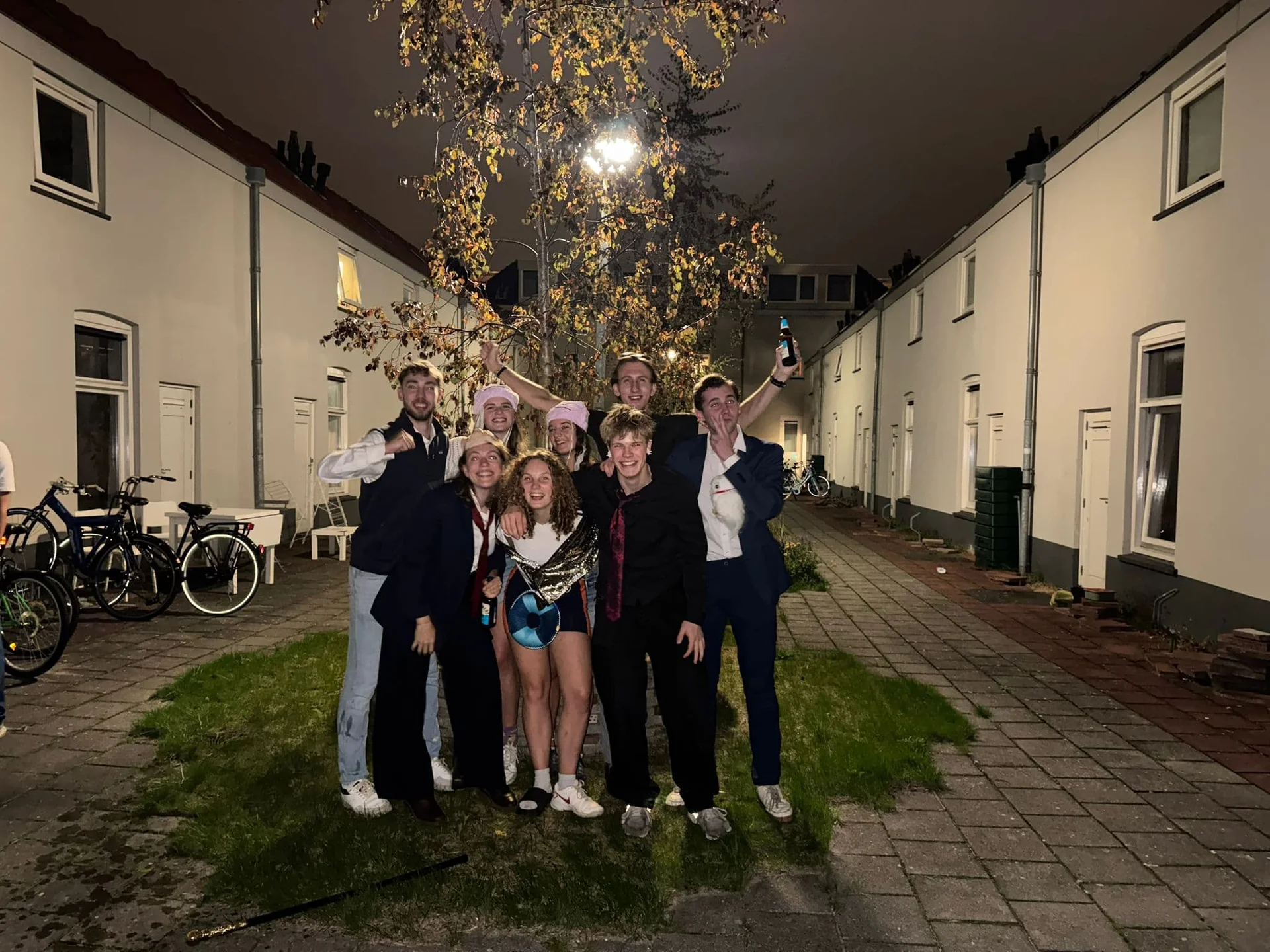 geblurde versie van de foto als achtergrond