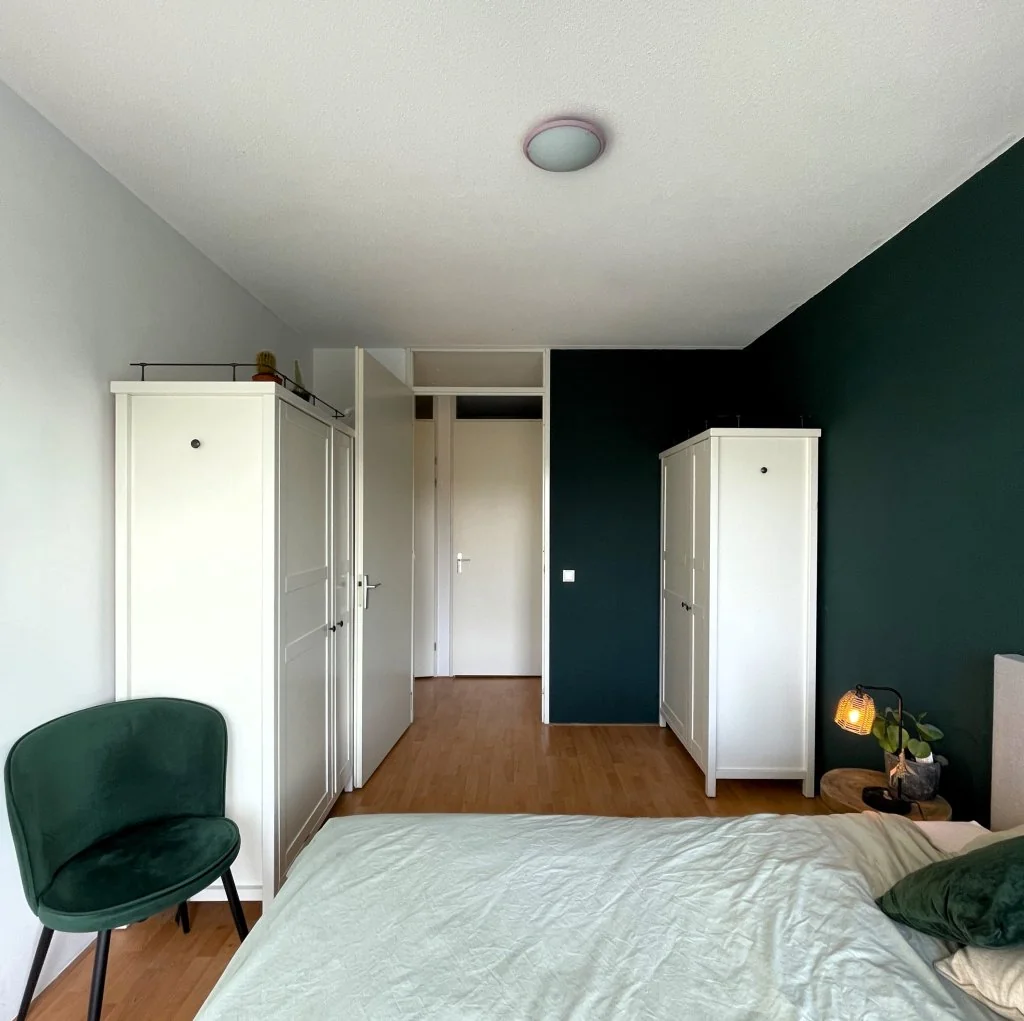 geblurde versie van de foto als achtergrond