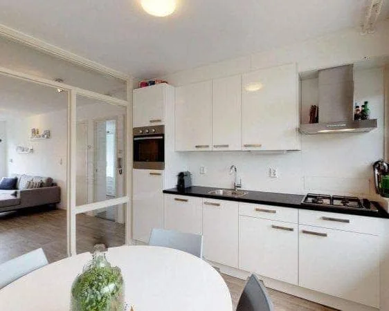 geblurde versie van de foto als achtergrond