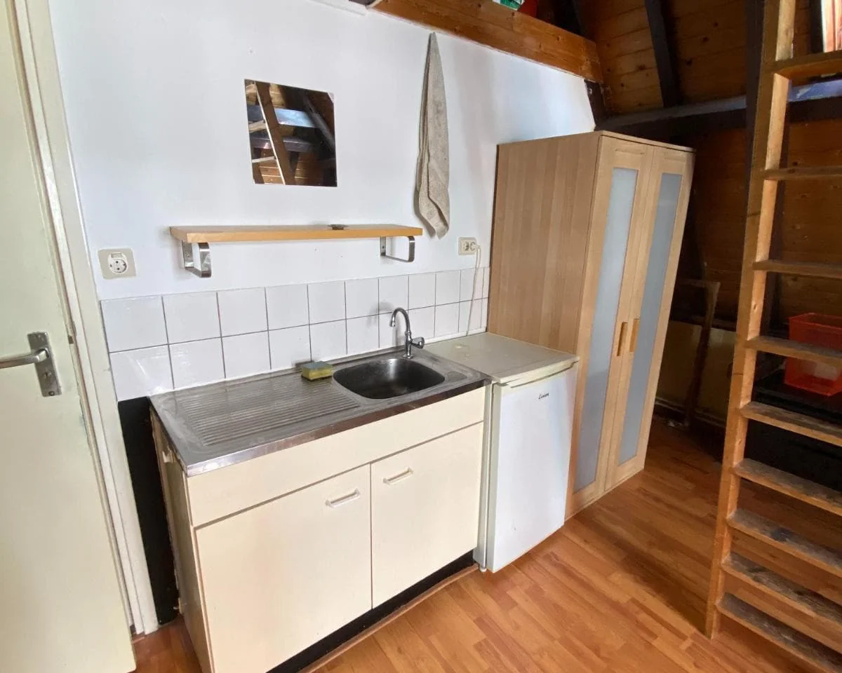 geblurde versie van de foto als achtergrond