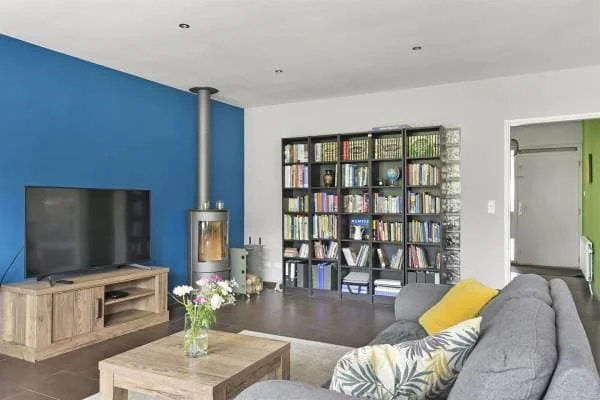 geblurde versie van de foto als achtergrond