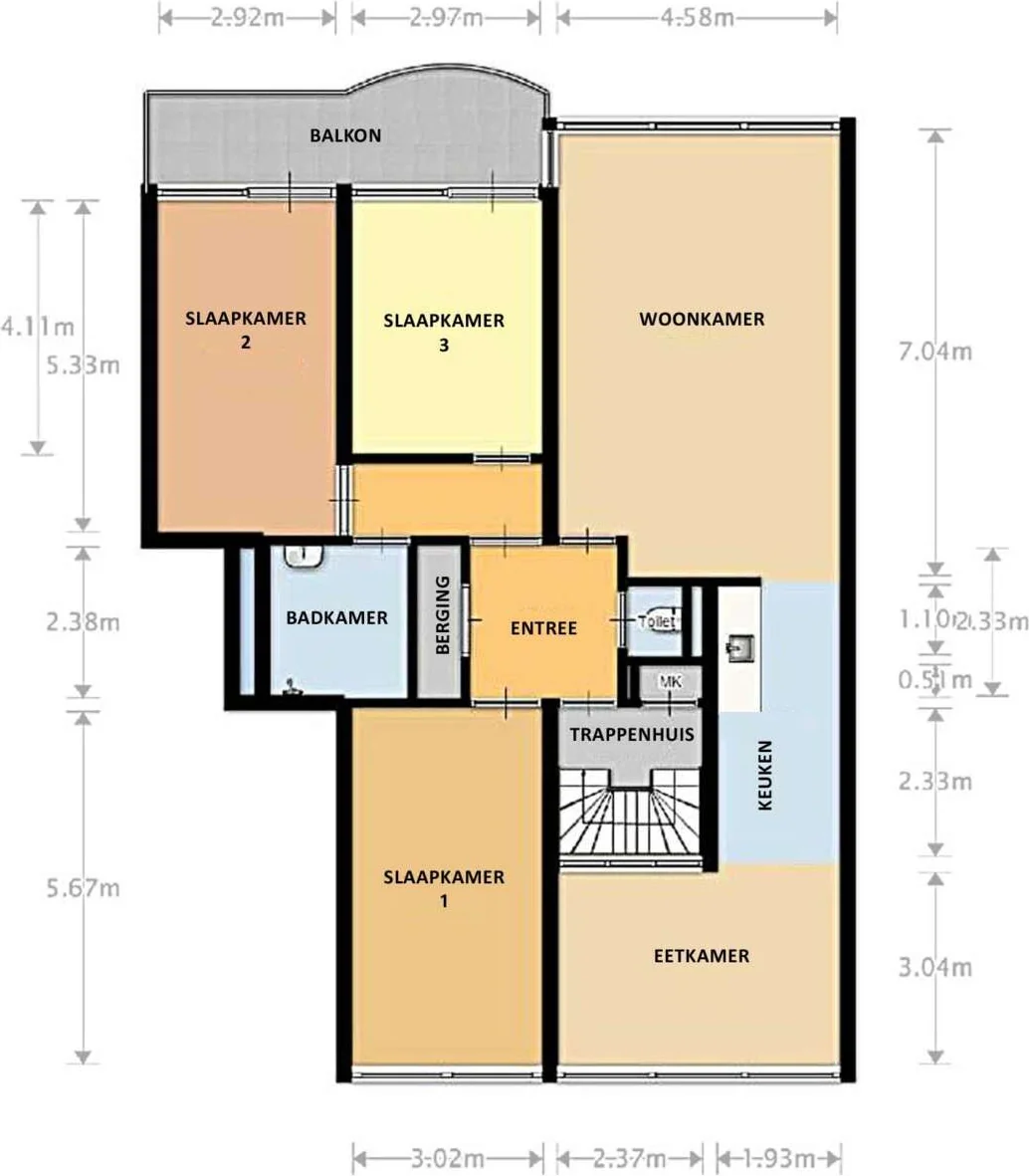 Foto van de Appartement gelegen aan de Het Laagt in Amsterdam