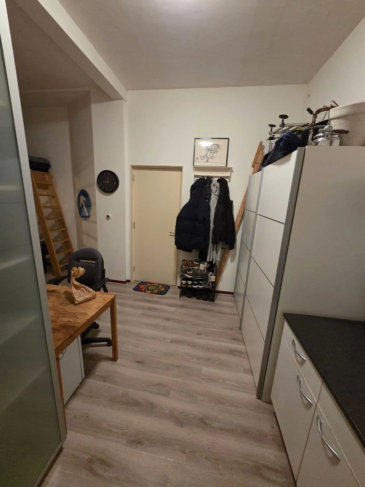 geblurde versie van de foto als achtergrond