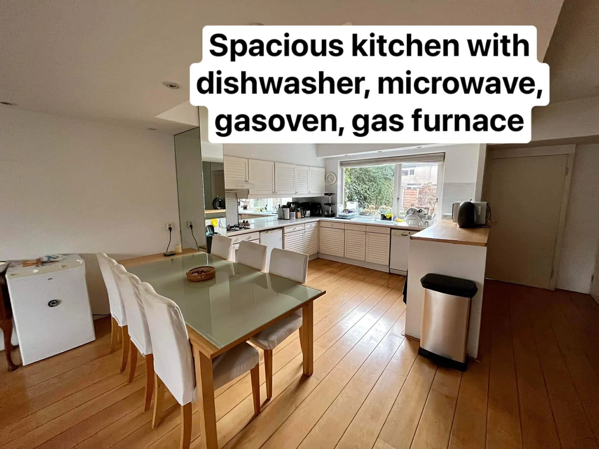 geblurde versie van de foto als achtergrond