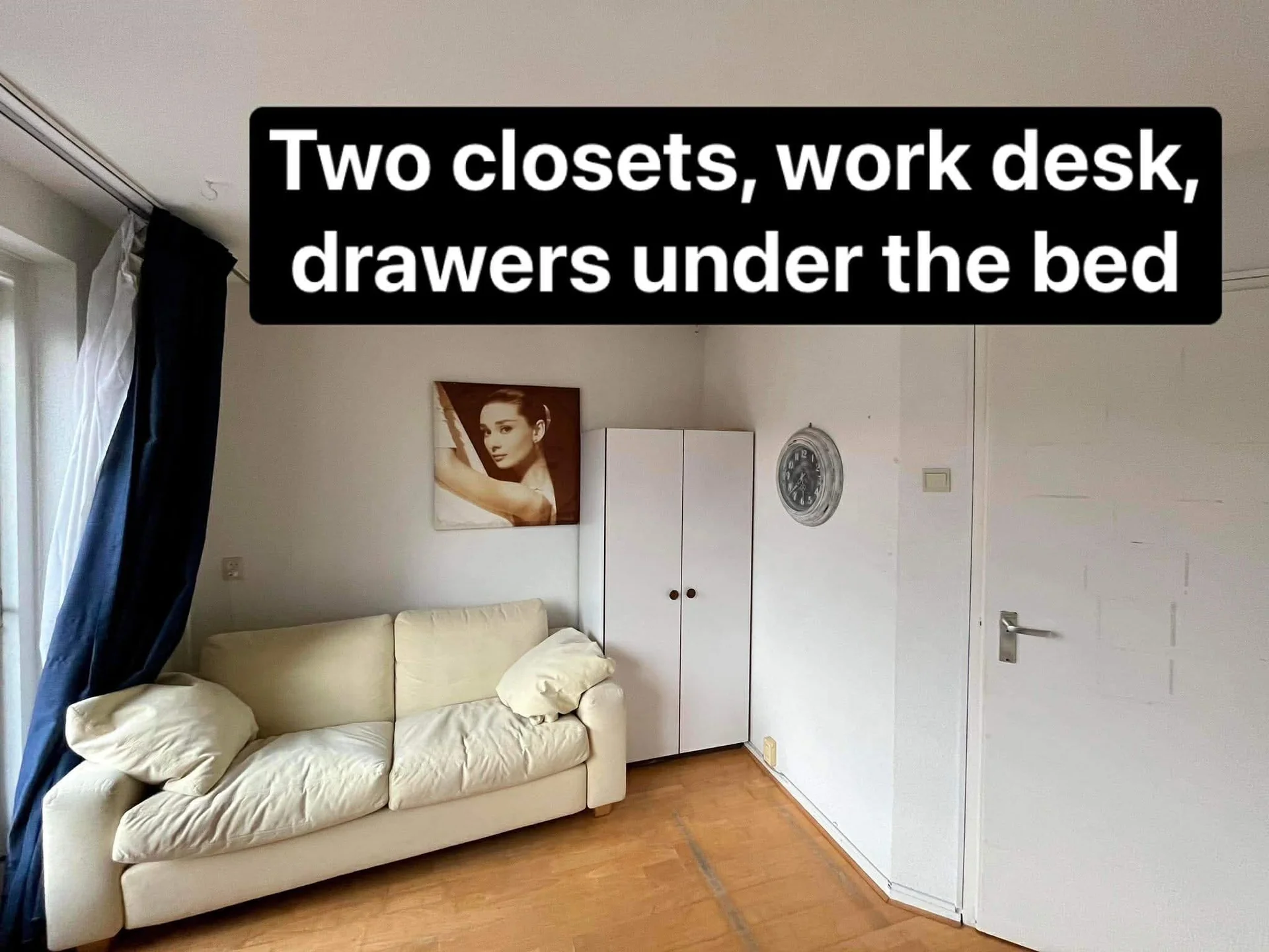 geblurde versie van de foto als achtergrond