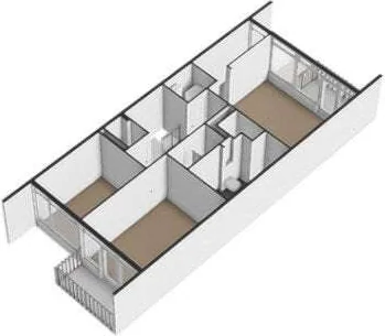 Foto van de Appartement gelegen aan de Kruidenommegang in Duivendrecht