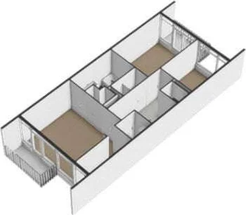 Foto van de Appartement gelegen aan de Kruidenommegang in Duivendrecht