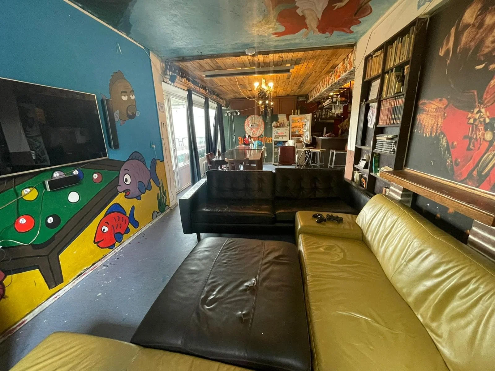 geblurde versie van de foto als achtergrond