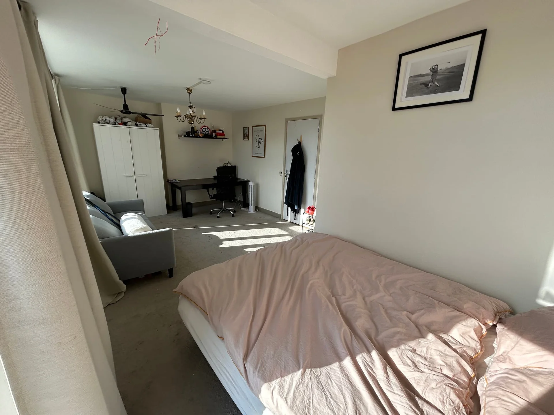 geblurde versie van de foto als achtergrond