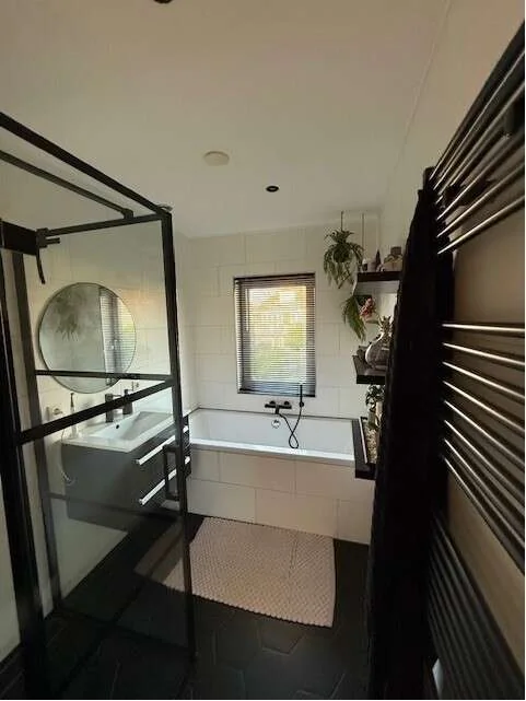 geblurde versie van de foto als achtergrond