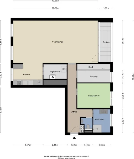 Foto van de Appartement gelegen aan de Buxusplaats in Tilburg