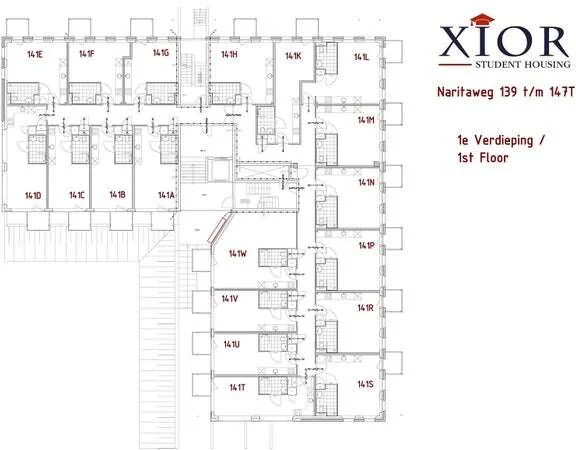 Foto van de Studio gelegen aan de Naritaweg in Amsterdam