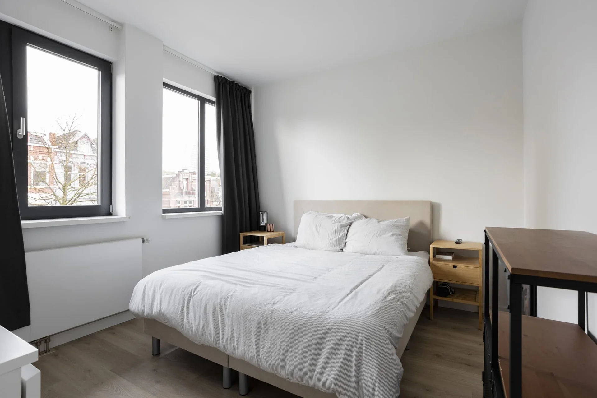 geblurde versie van de foto als achtergrond