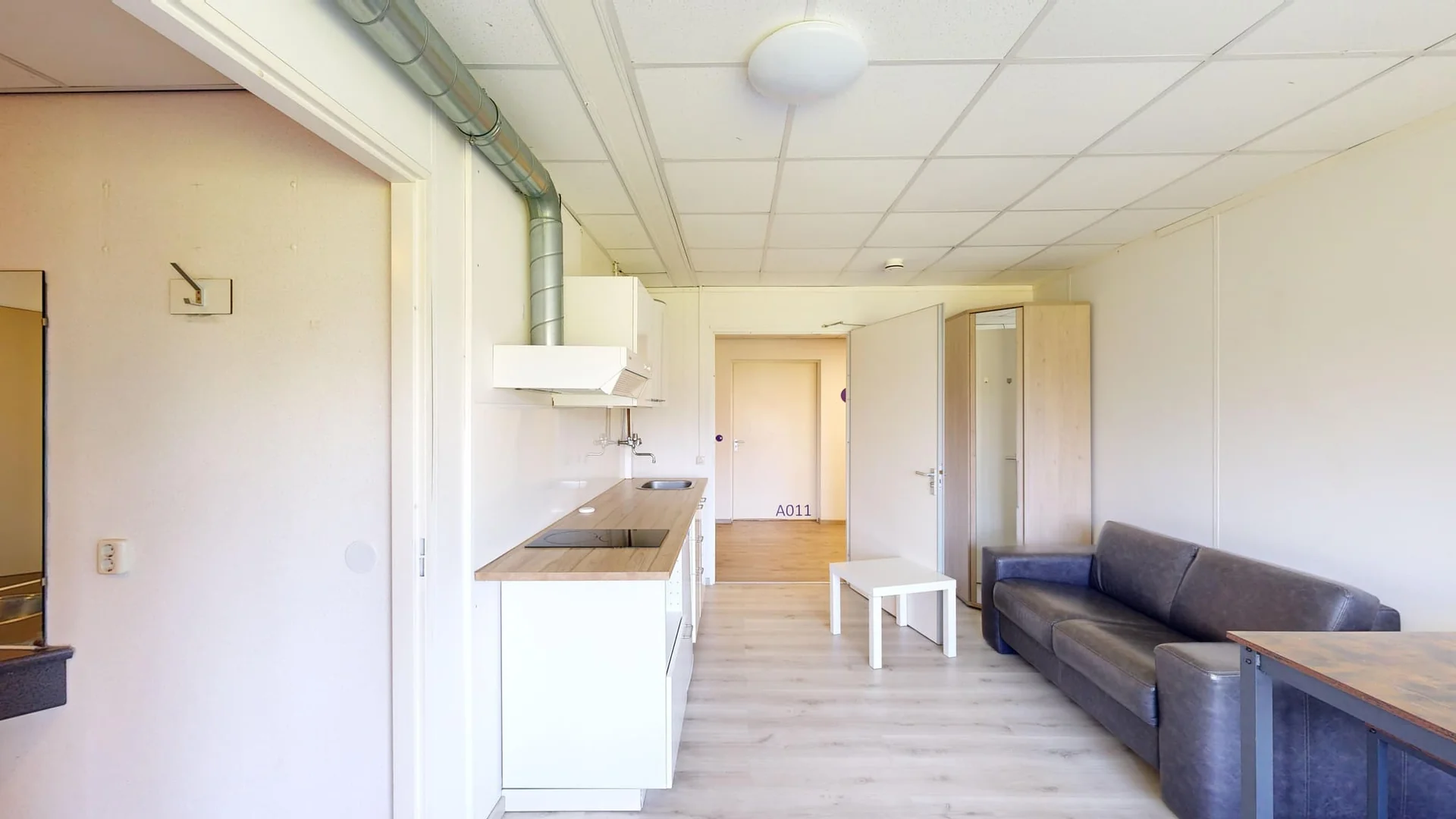 geblurde versie van de foto als achtergrond