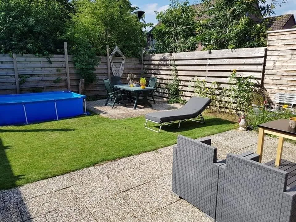 geblurde versie van de foto als achtergrond