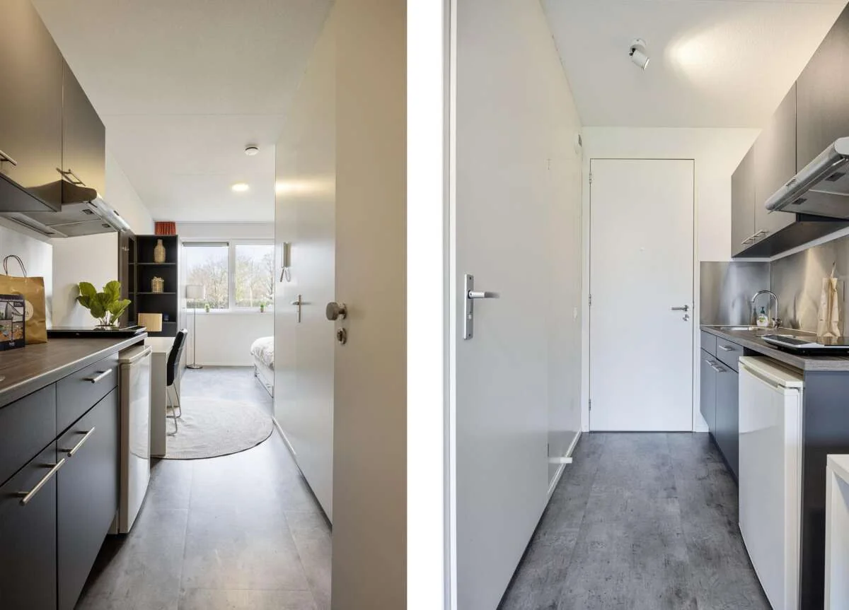 Foto van de Studio gelegen aan de Sorbonnelaan in Maastricht