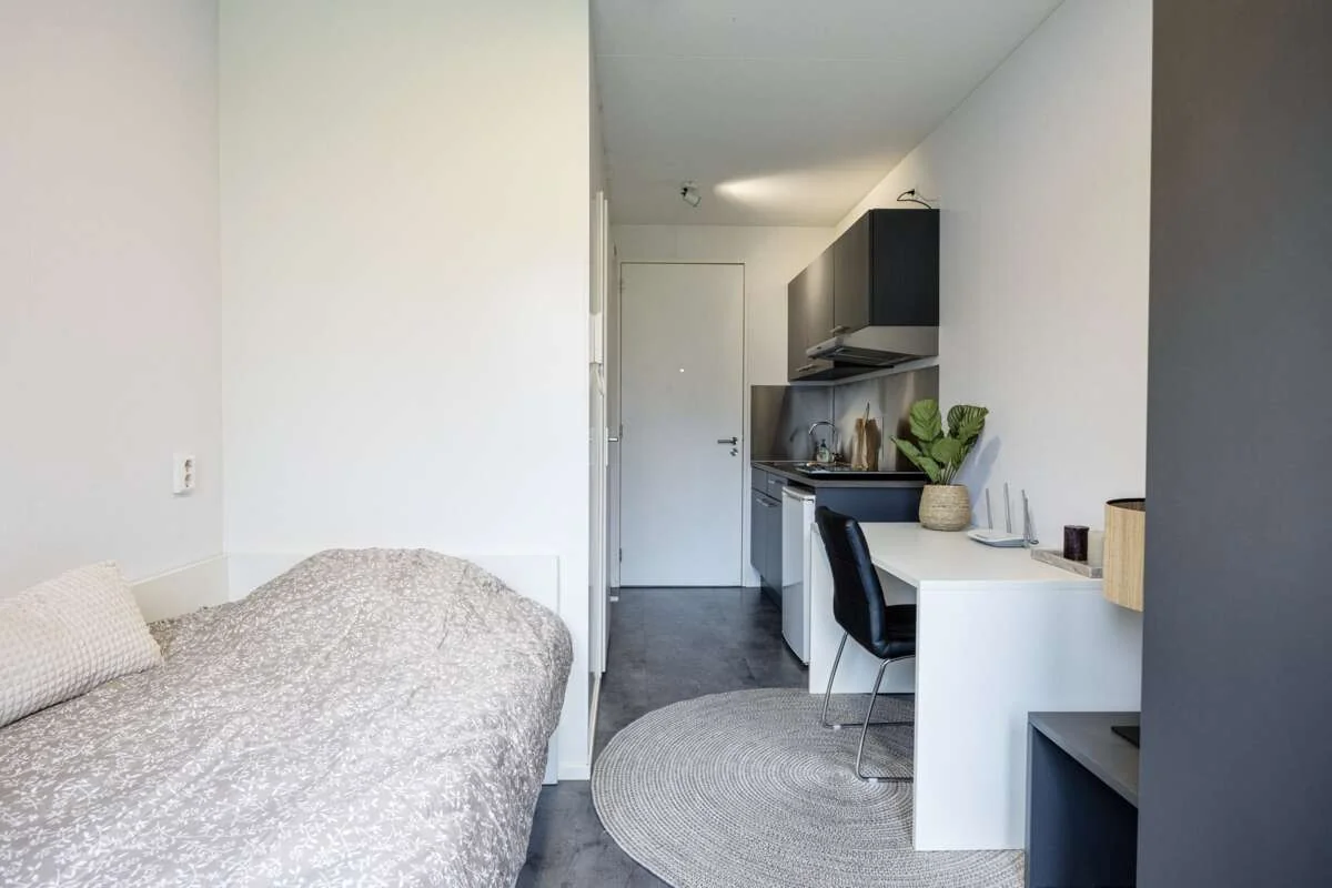 Foto van de Studio gelegen aan de Sorbonnelaan in Maastricht