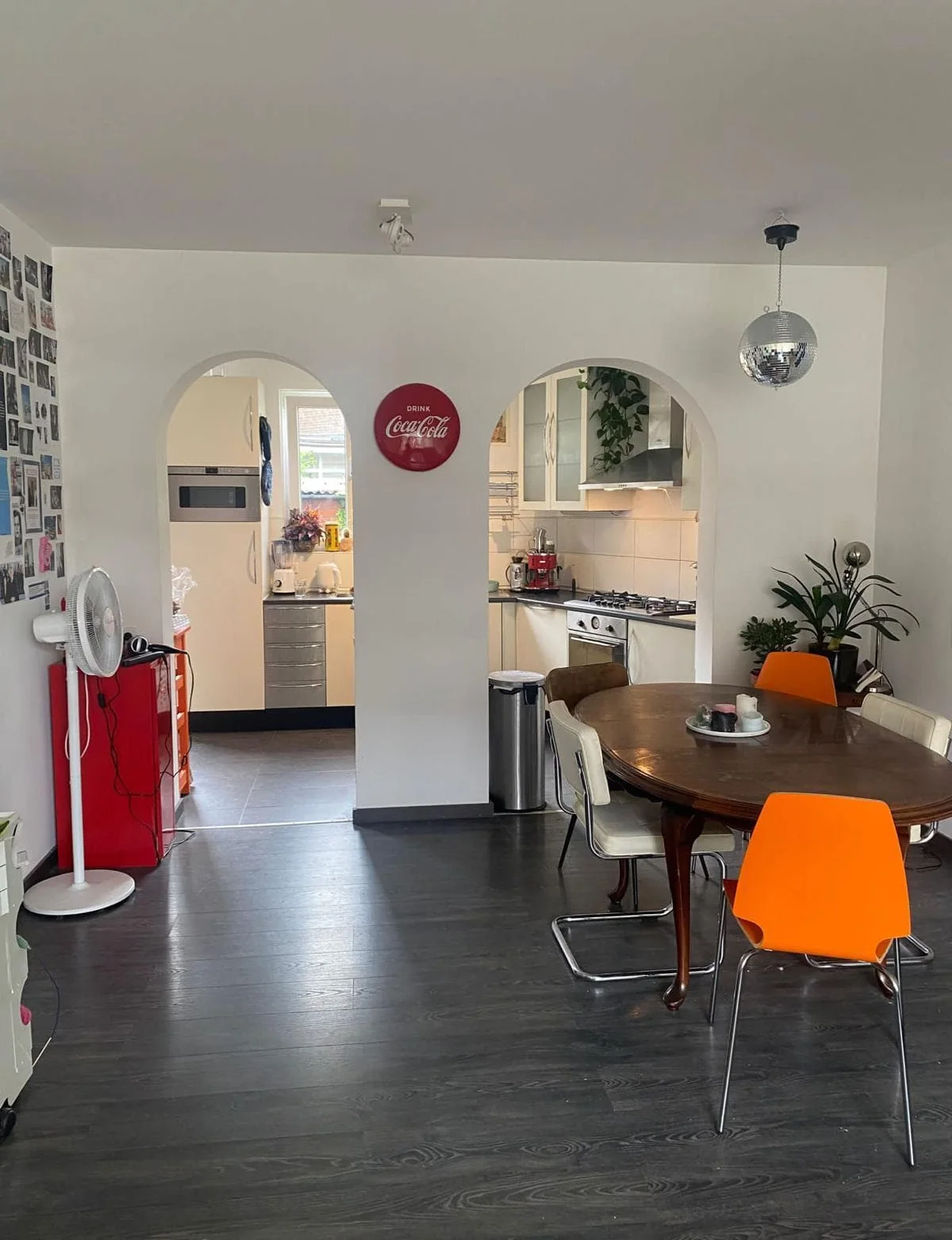 geblurde versie van de foto als achtergrond