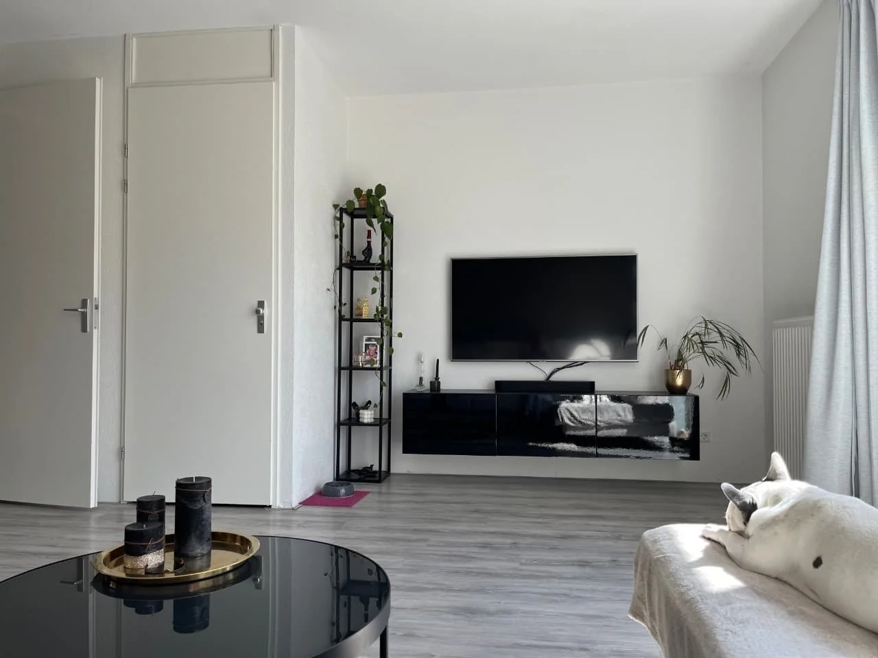 geblurde versie van de foto als achtergrond