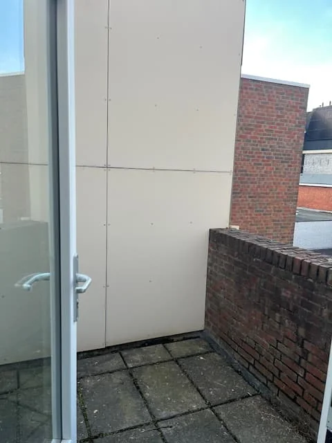 geblurde versie van de foto als achtergrond