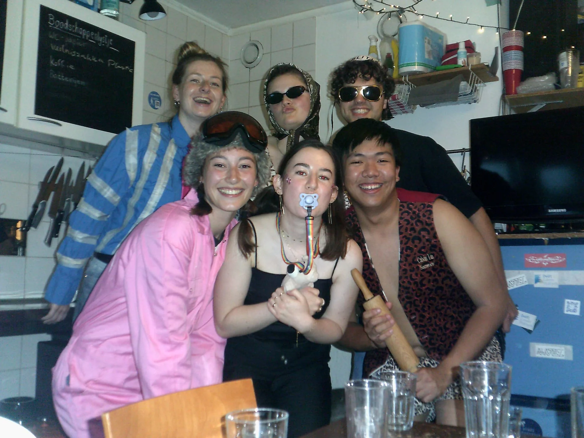 geblurde versie van de foto als achtergrond