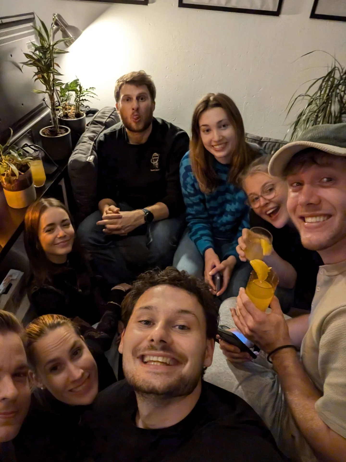 geblurde versie van de foto als achtergrond