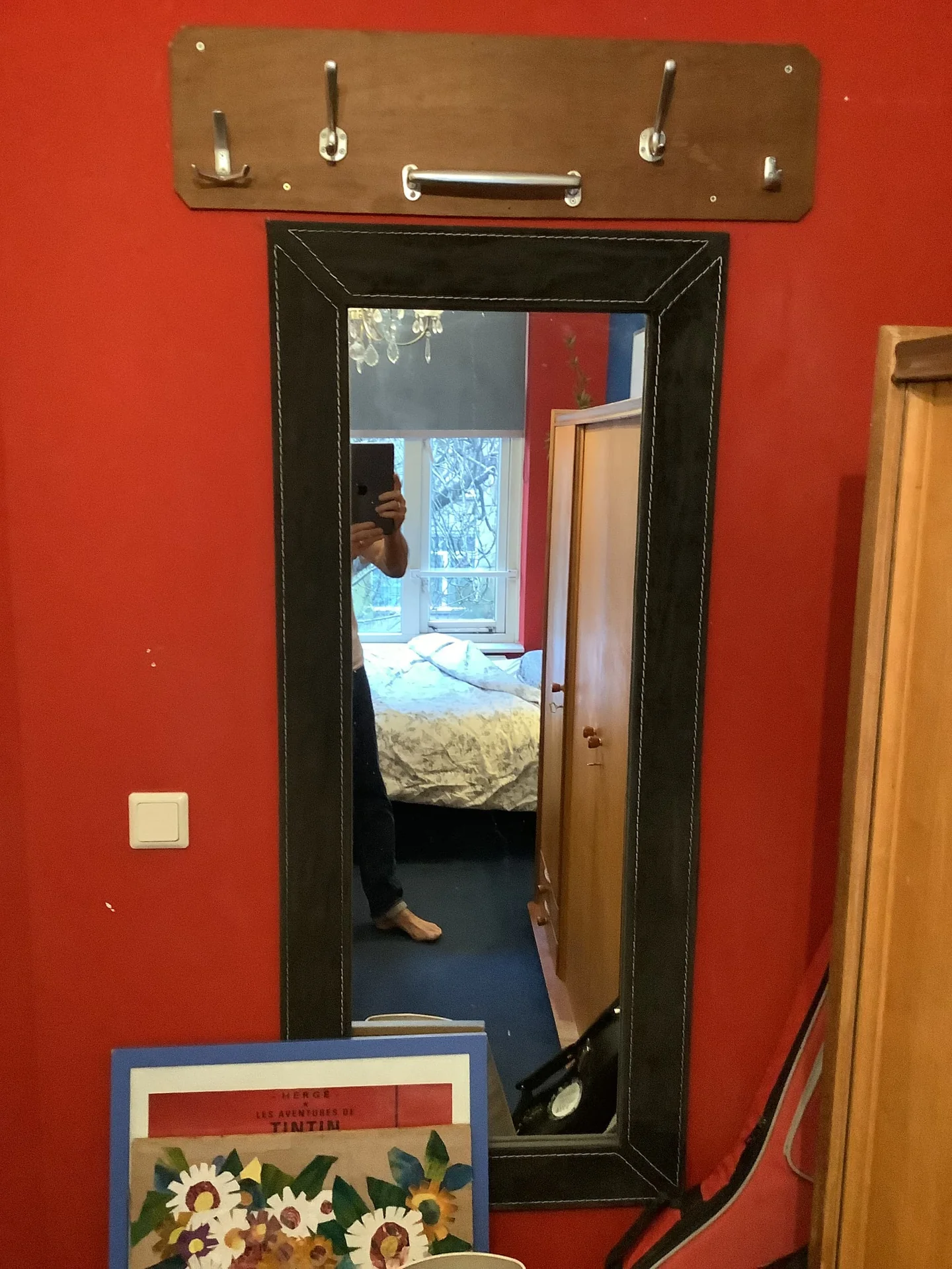 geblurde versie van de foto als achtergrond