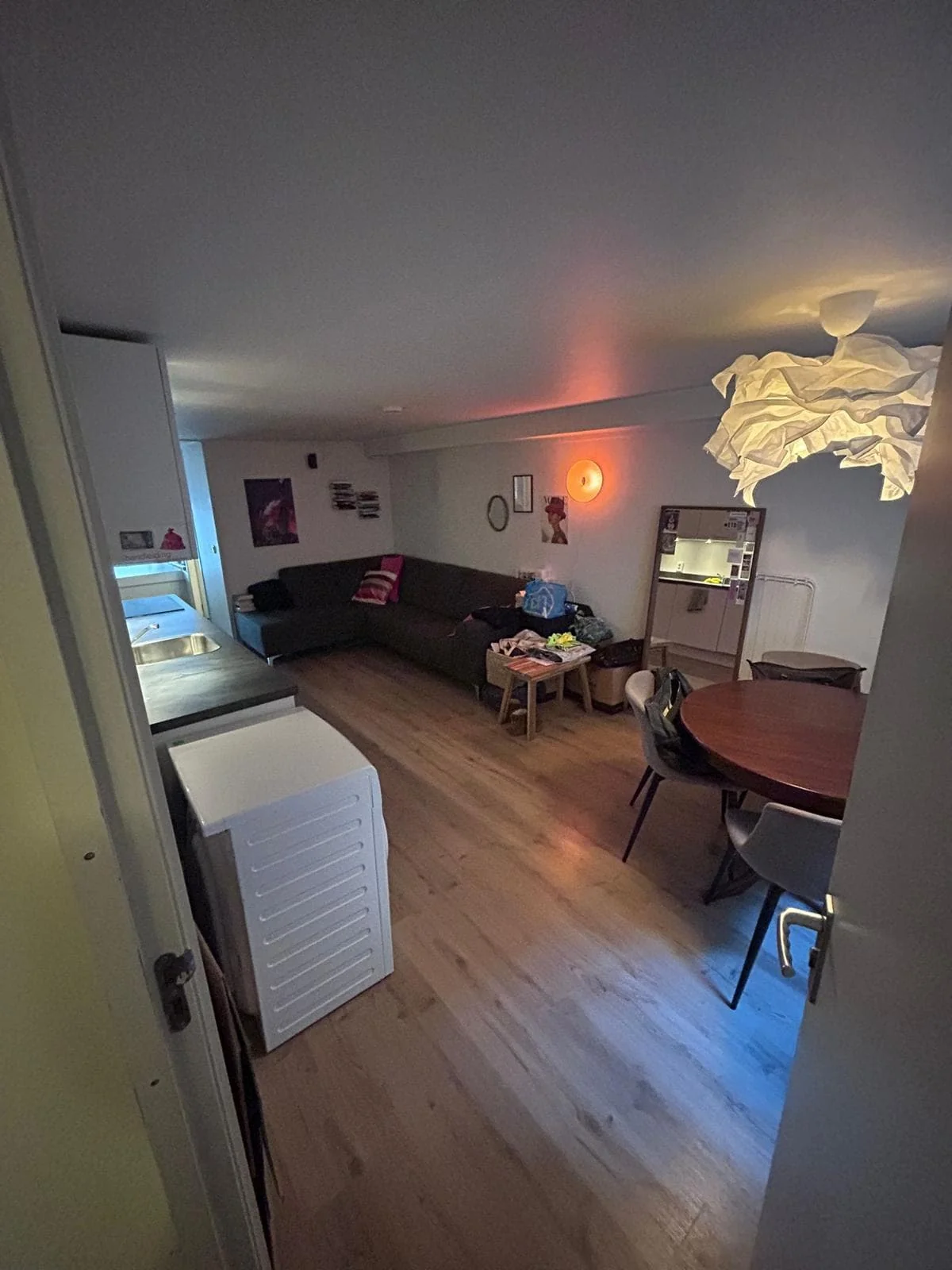 geblurde versie van de foto als achtergrond