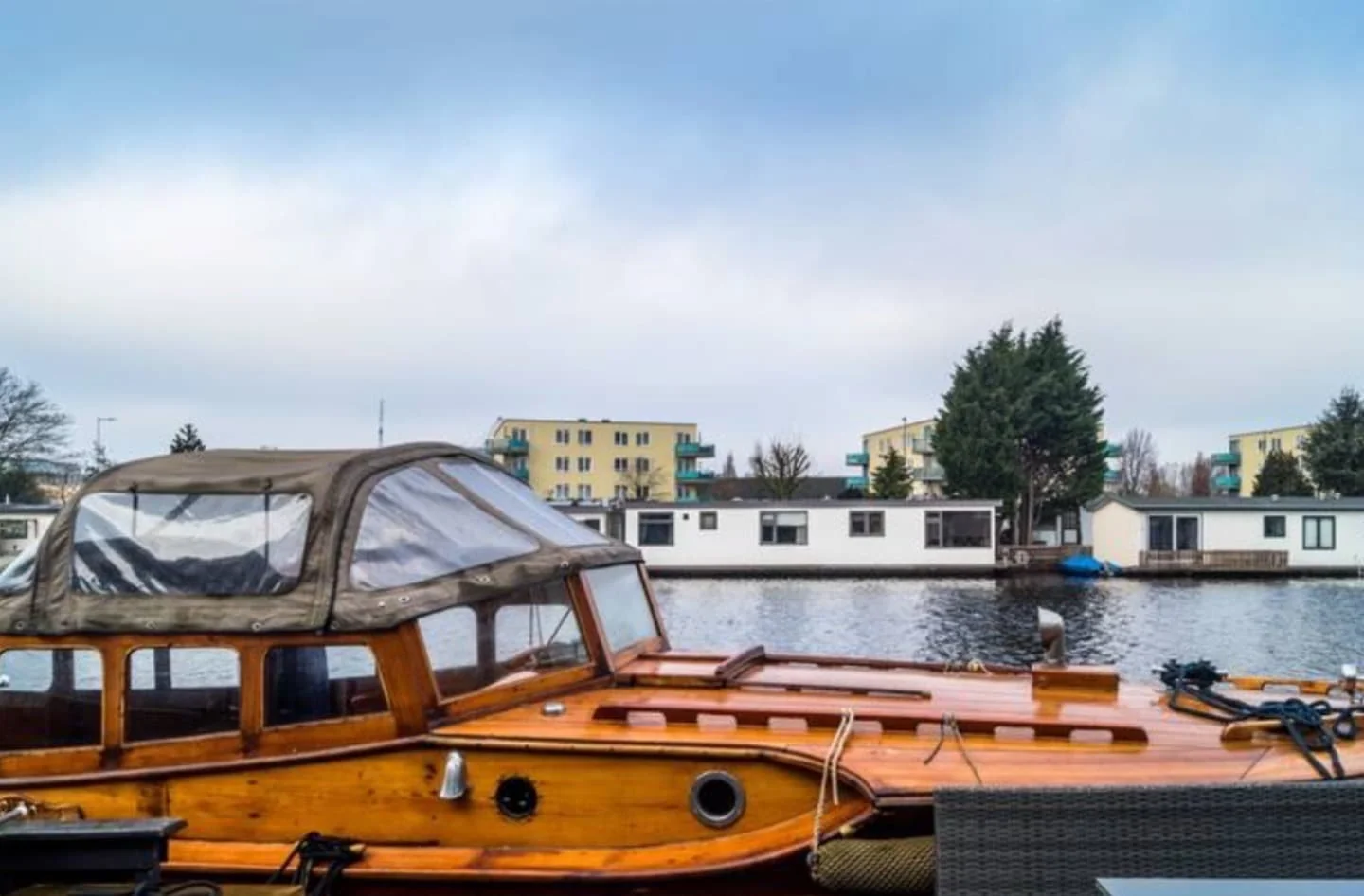 geblurde versie van de foto als achtergrond