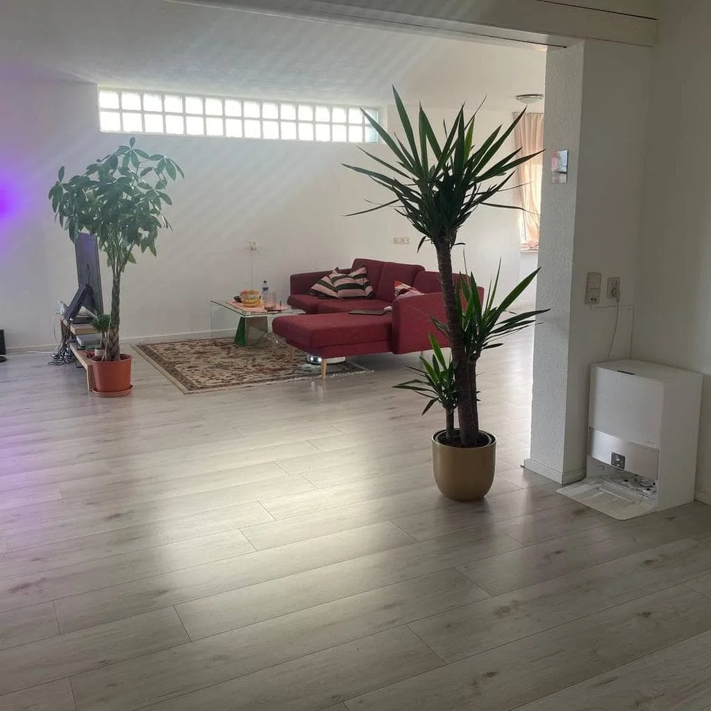 geblurde versie van de foto als achtergrond