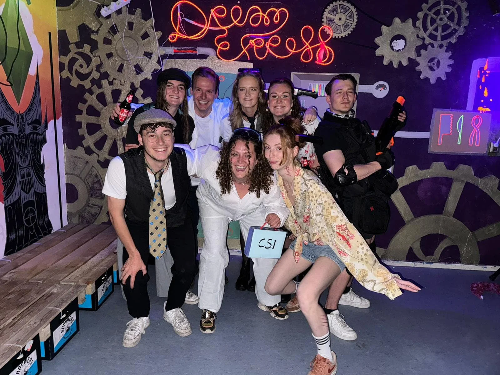 geblurde versie van de foto als achtergrond