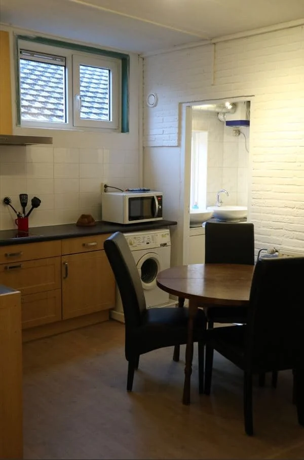 geblurde versie van de foto als achtergrond