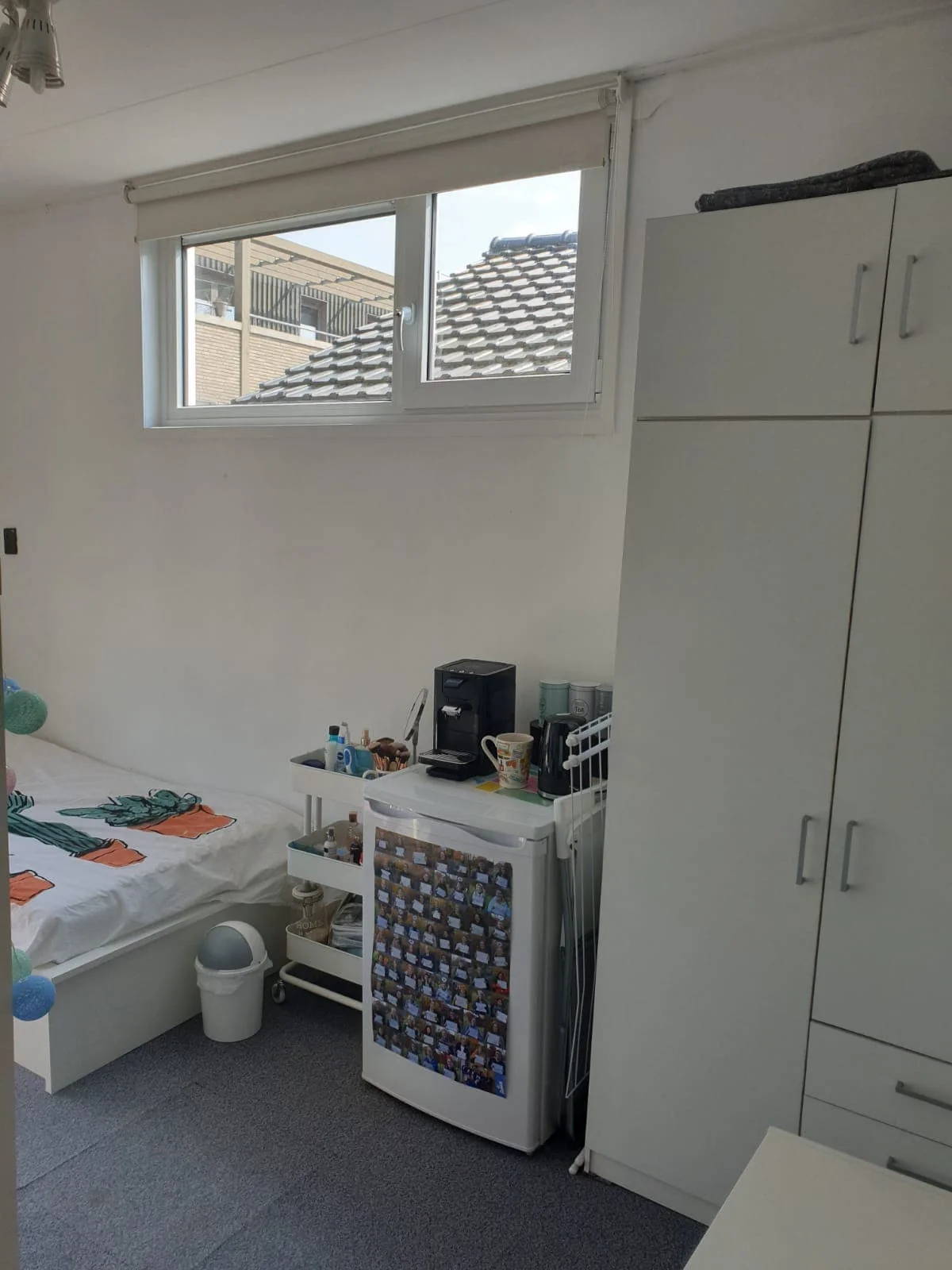 geblurde versie van de foto als achtergrond