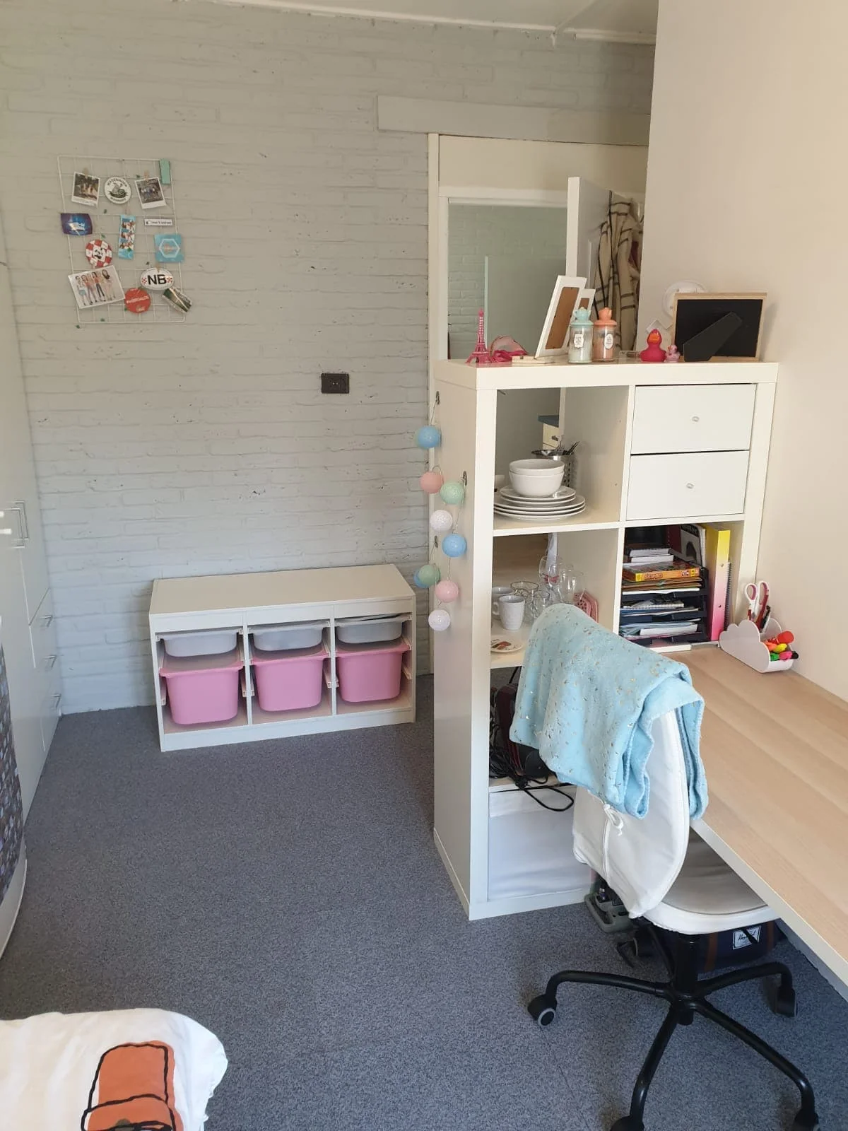 geblurde versie van de foto als achtergrond