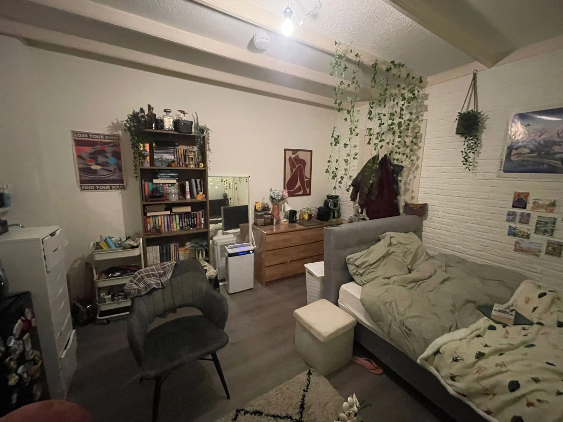 geblurde versie van de foto als achtergrond