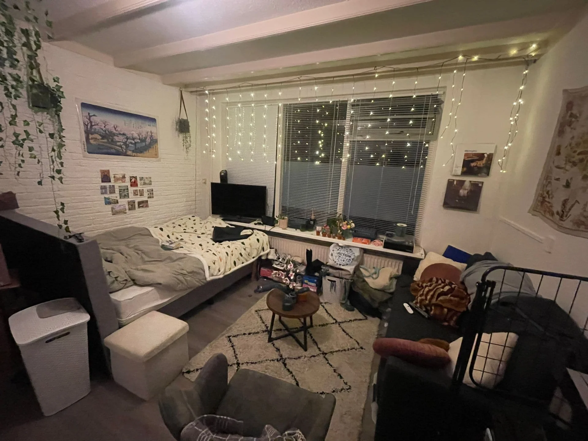 geblurde versie van de foto als achtergrond