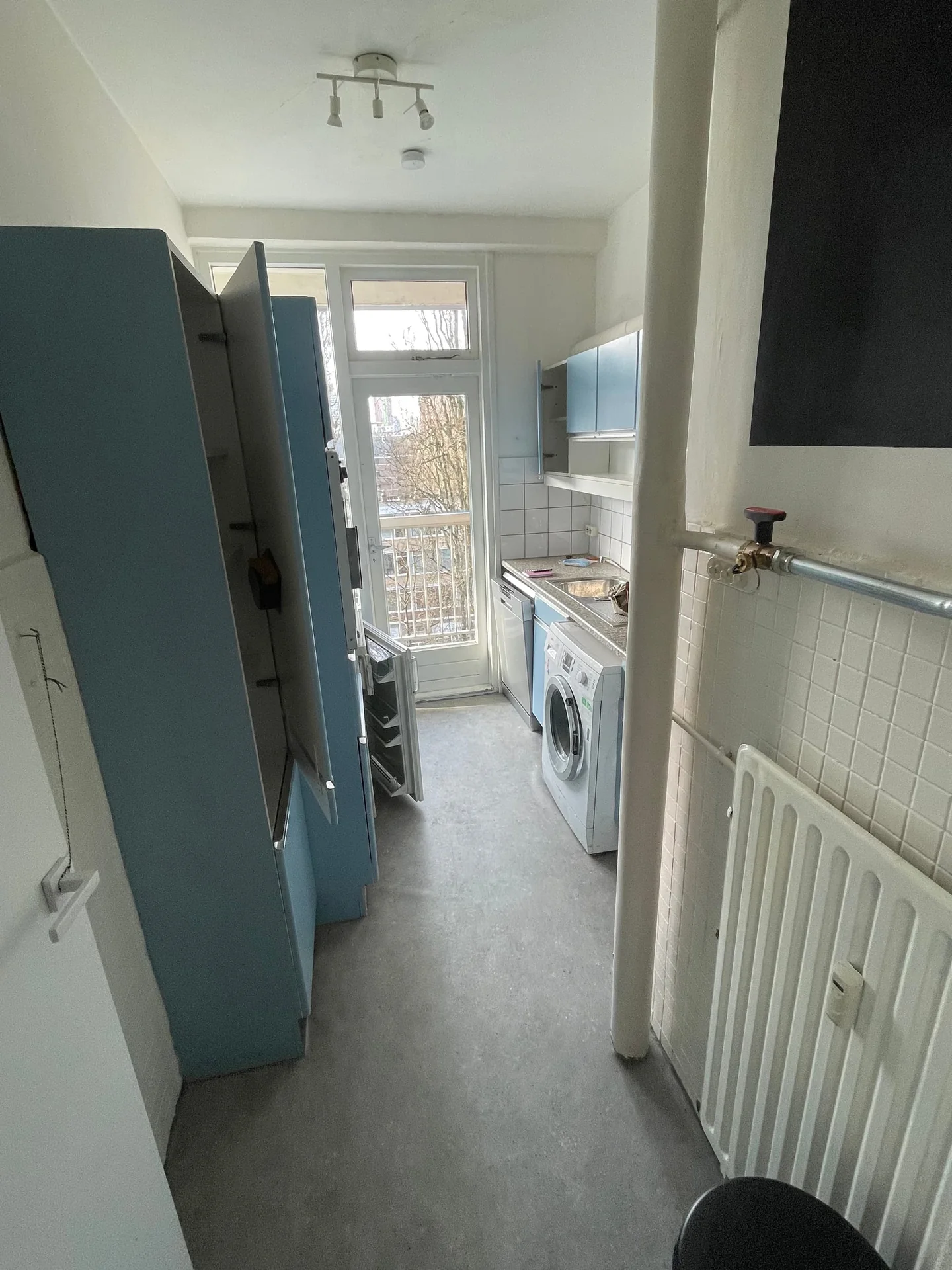 geblurde versie van de foto als achtergrond