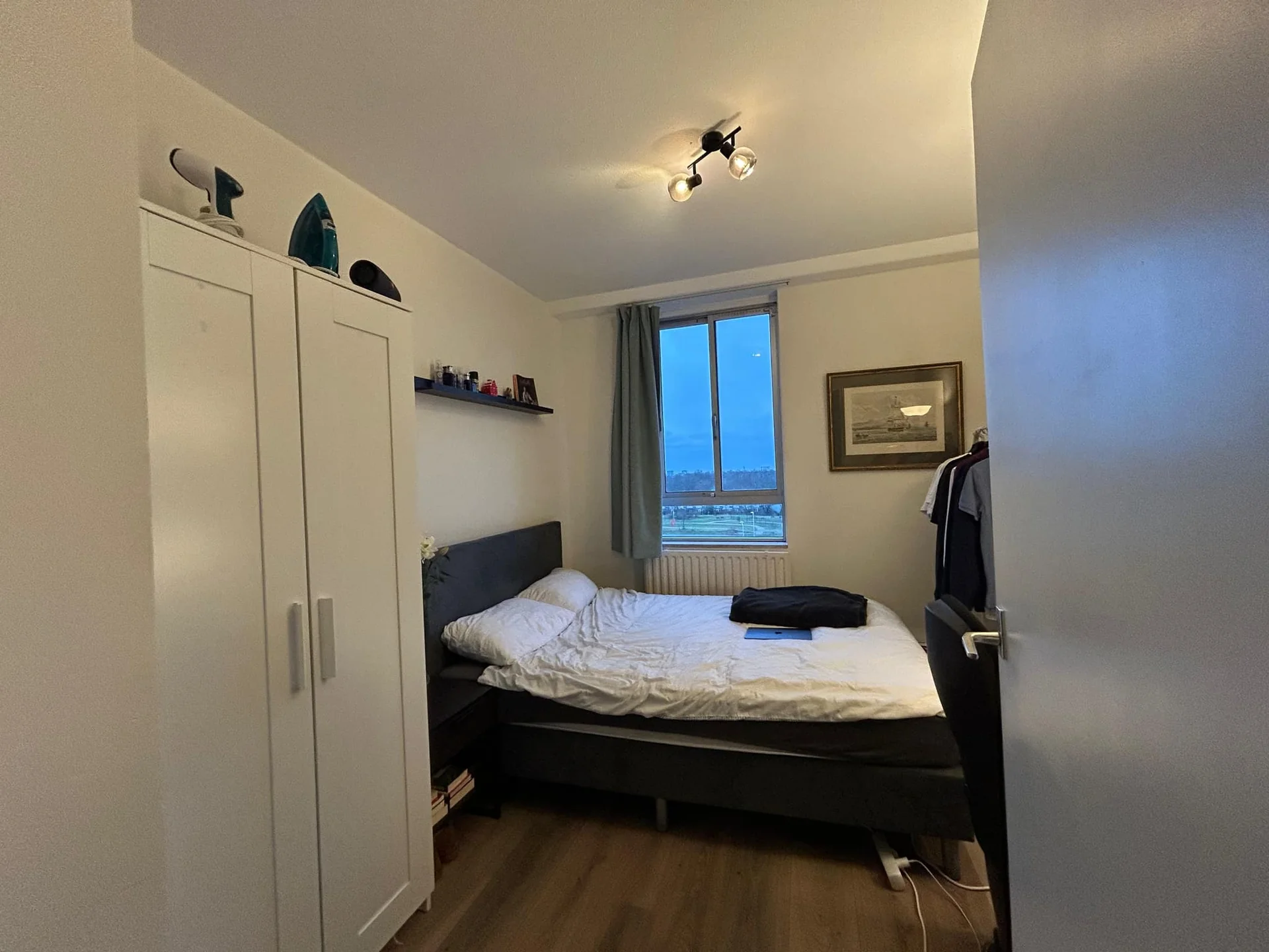 geblurde versie van de foto als achtergrond