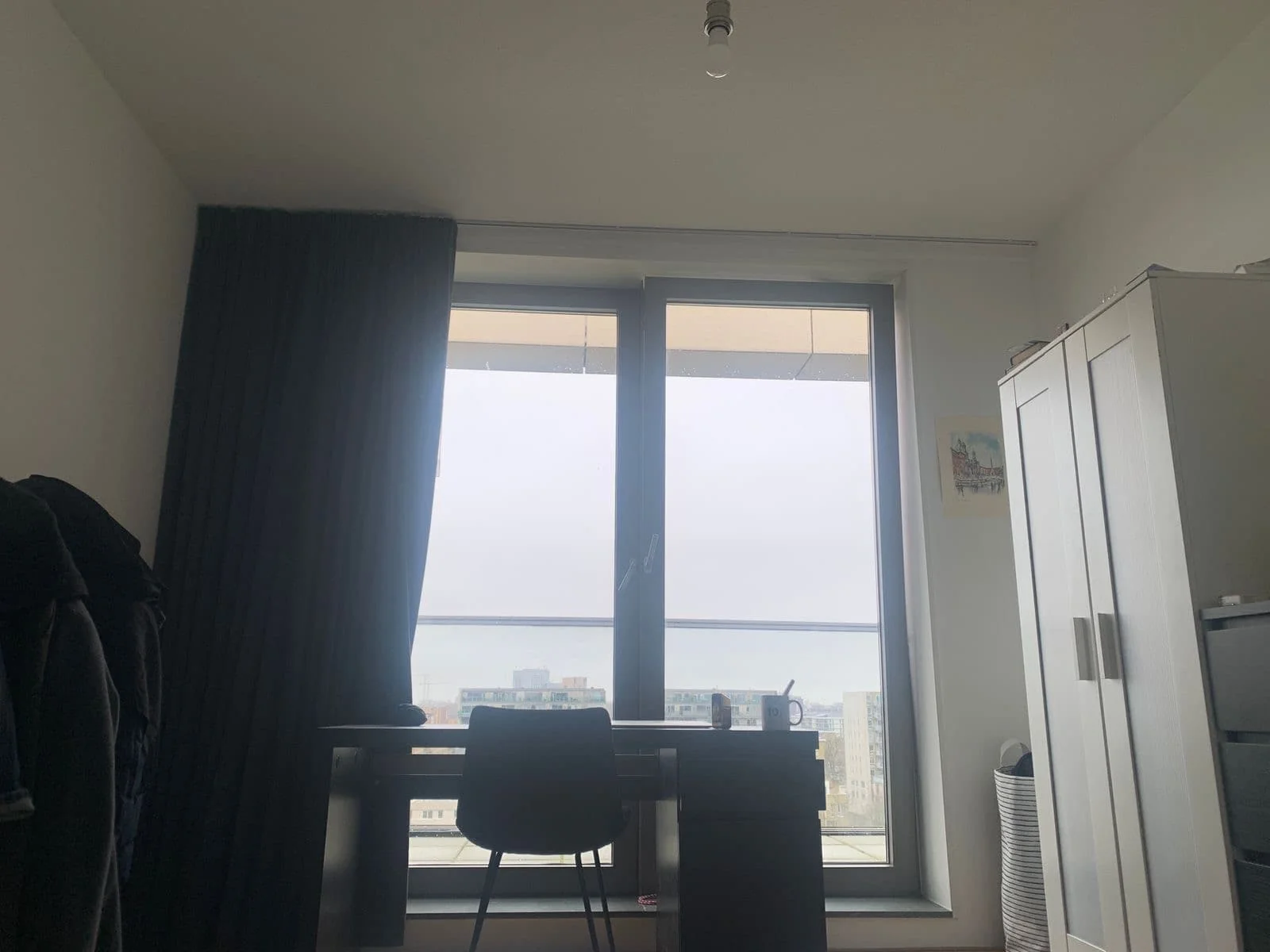 geblurde versie van de foto als achtergrond