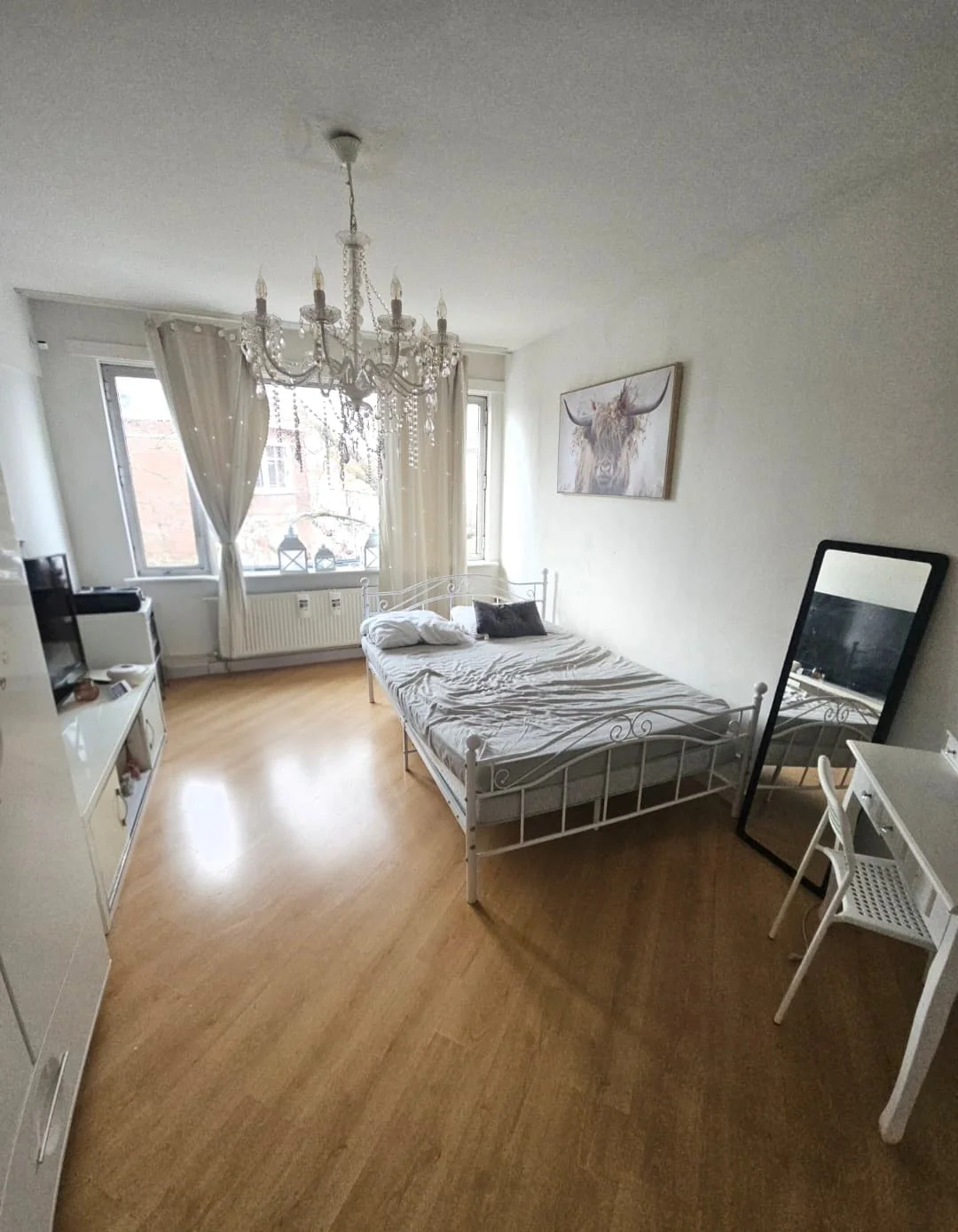 geblurde versie van de foto als achtergrond