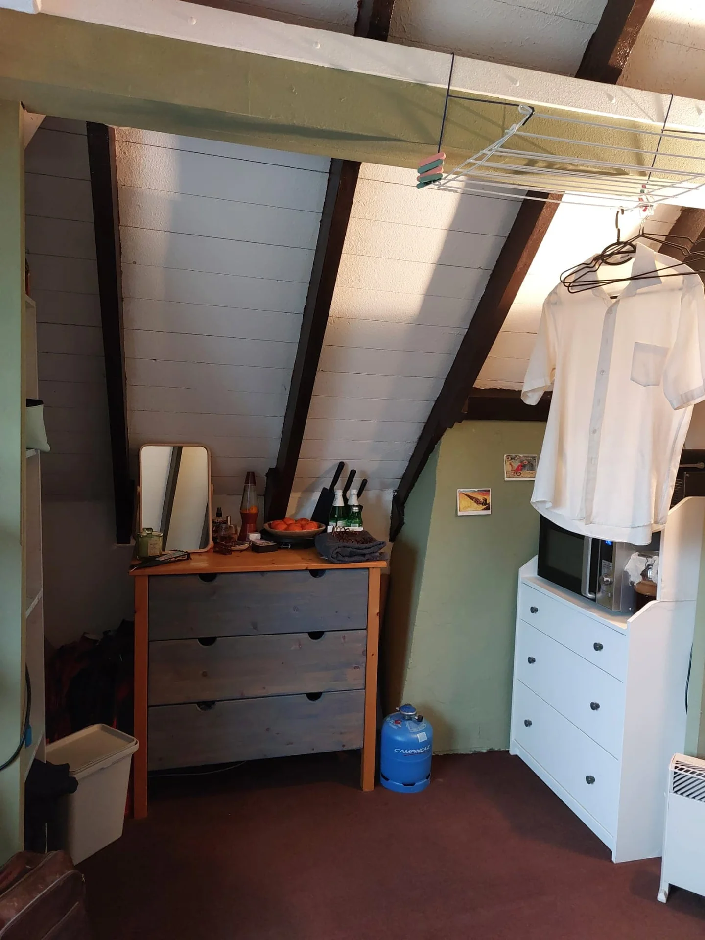 geblurde versie van de foto als achtergrond