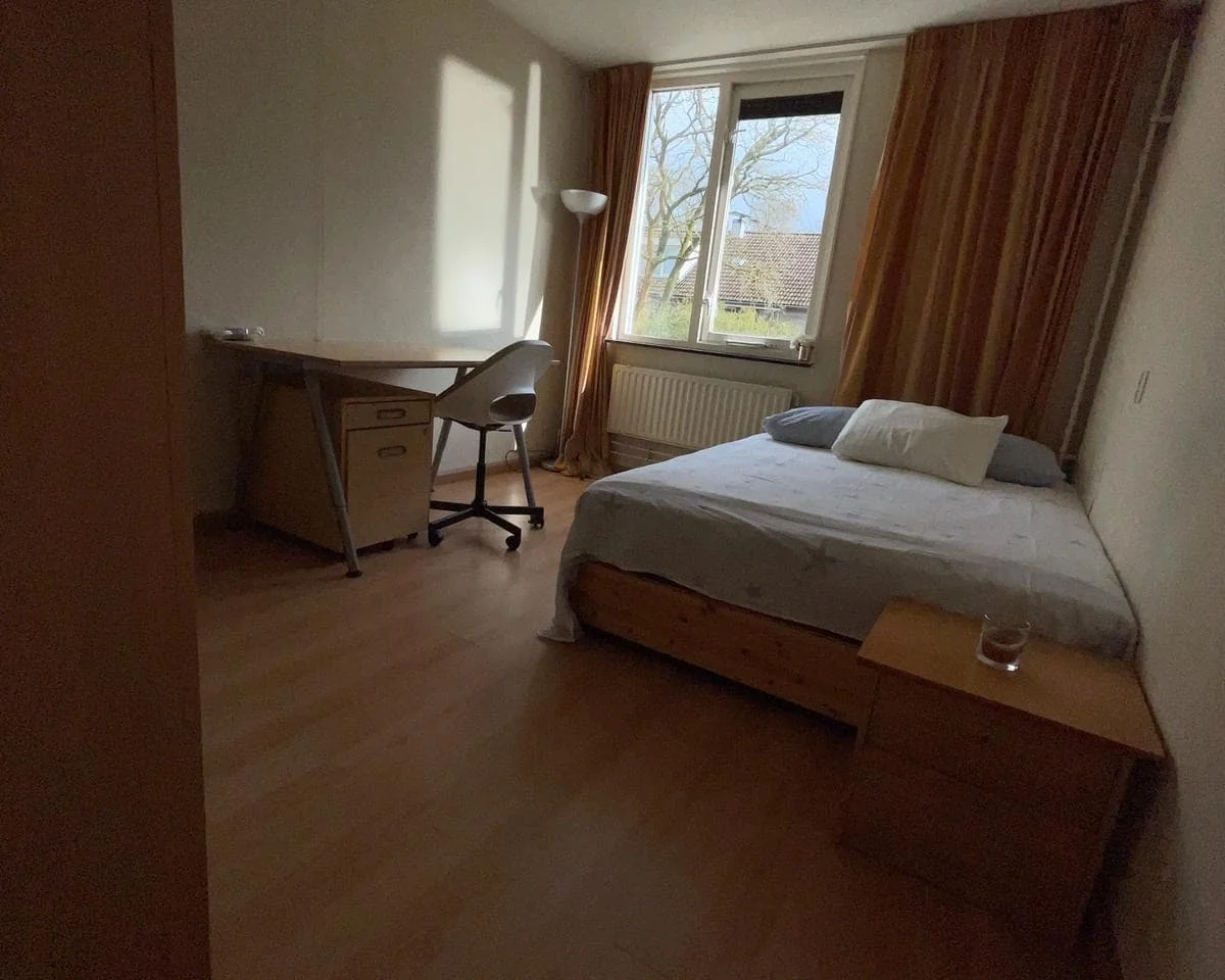 geblurde versie van de foto als achtergrond