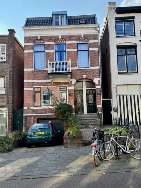 geblurde versie van de foto als achtergrond