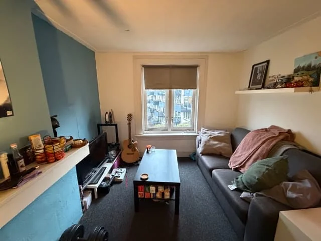 geblurde versie van de foto als achtergrond