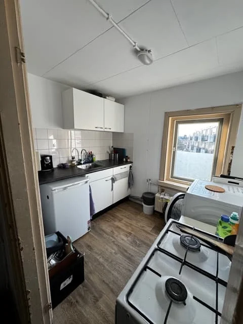 geblurde versie van de foto als achtergrond