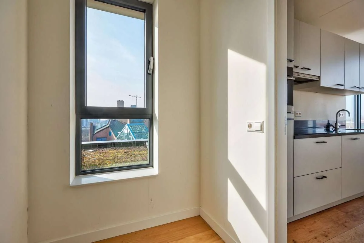 geblurde versie van de foto als achtergrond