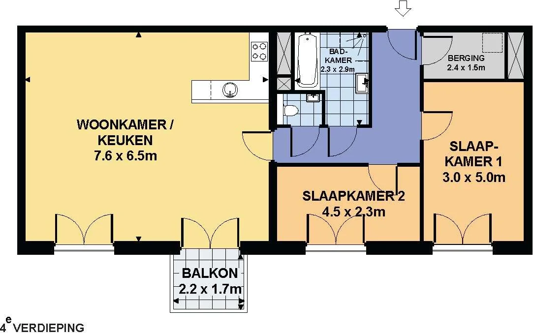 Foto van de Appartement gelegen aan de Heyendaalseweg in Nijmegen