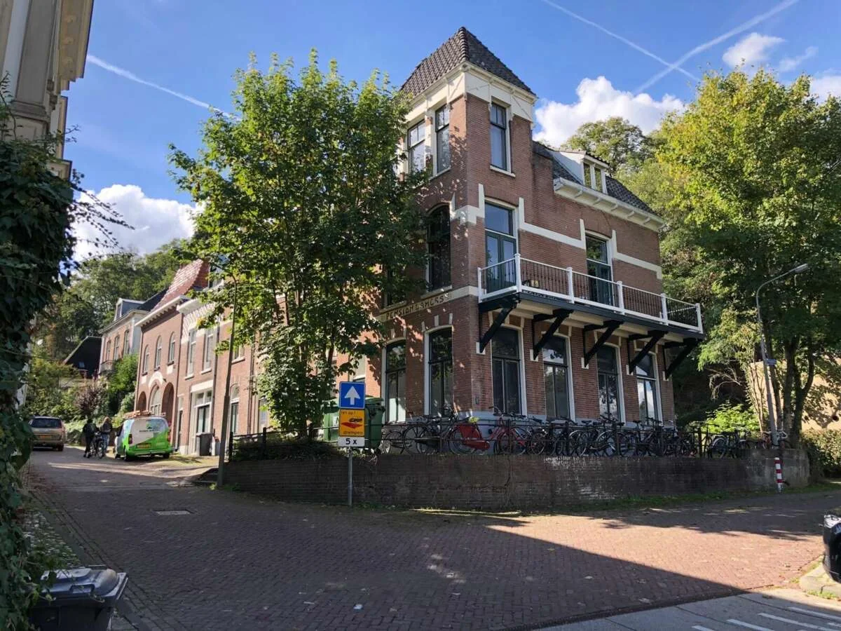 geblurde versie van de foto als achtergrond