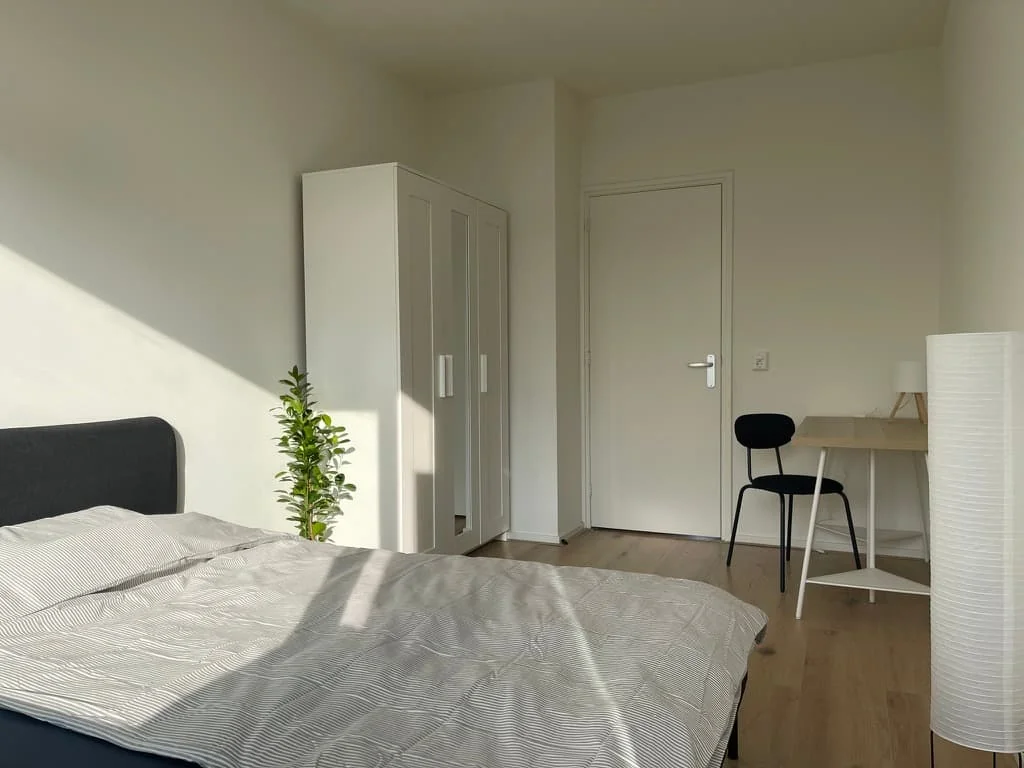 geblurde versie van de foto als achtergrond